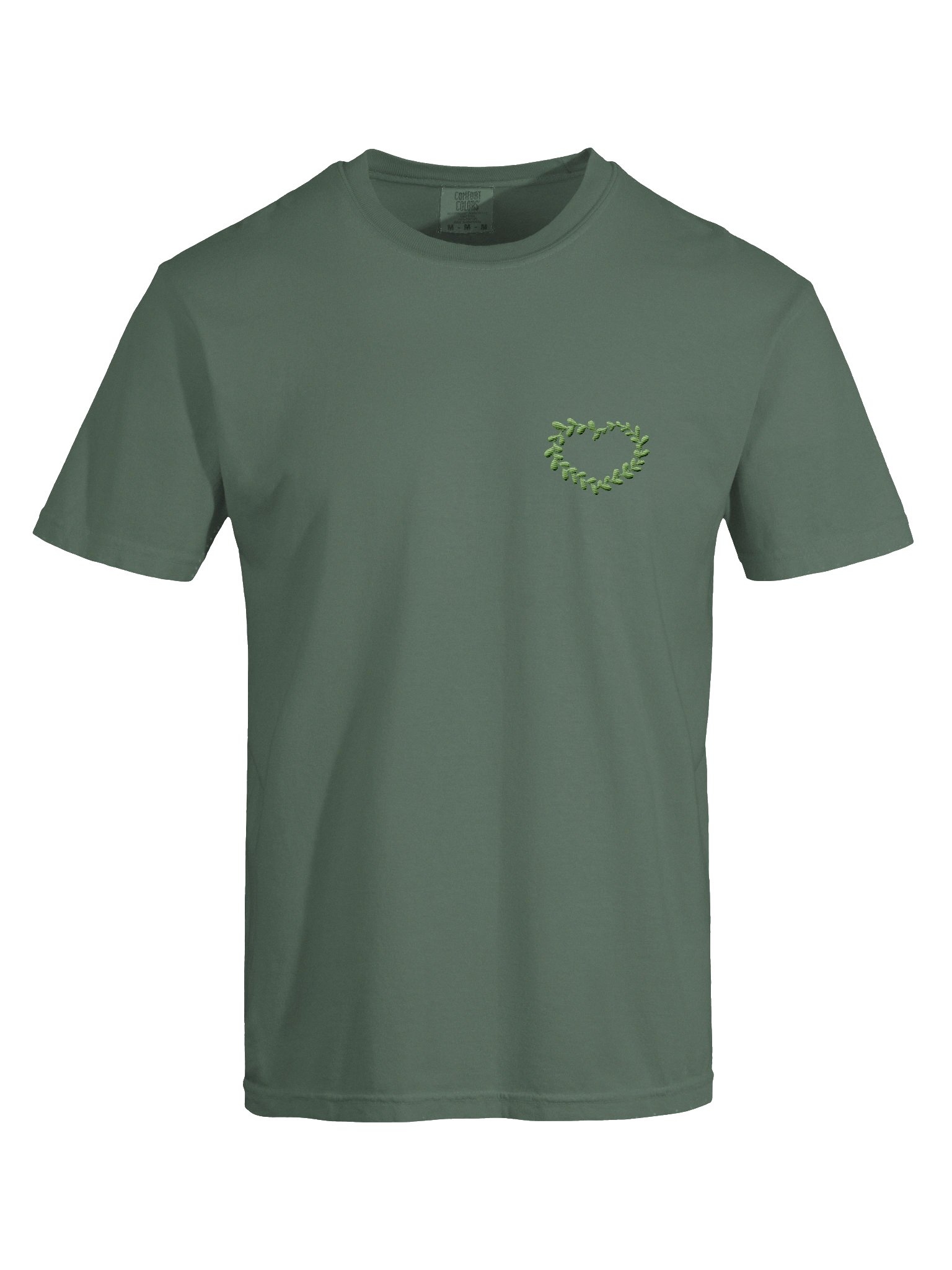 vine heart embroidered tee product image (7)