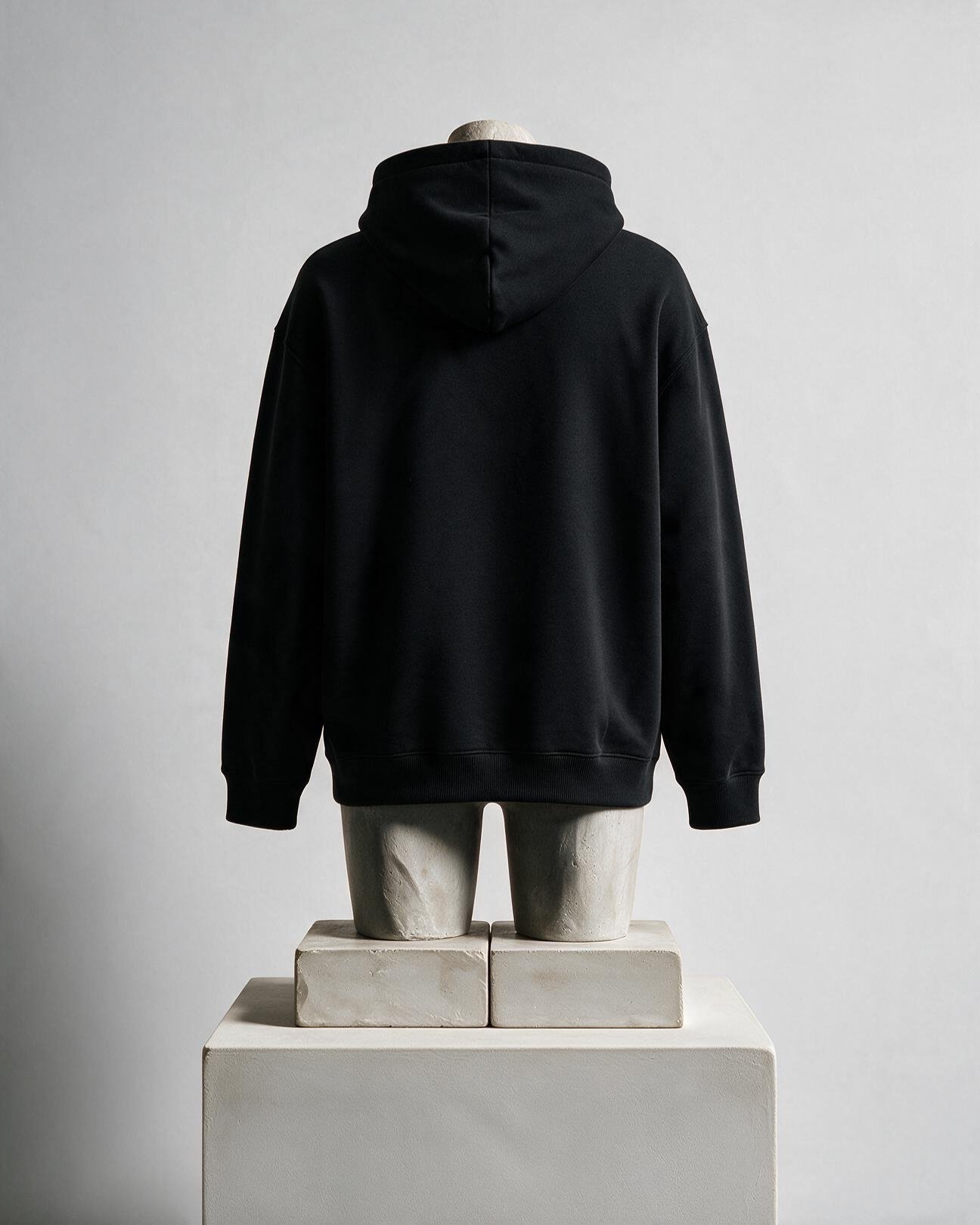ID FUSION P&T ORGANIC-BLEND OVERSIZED HOODIE DARK product image (2)