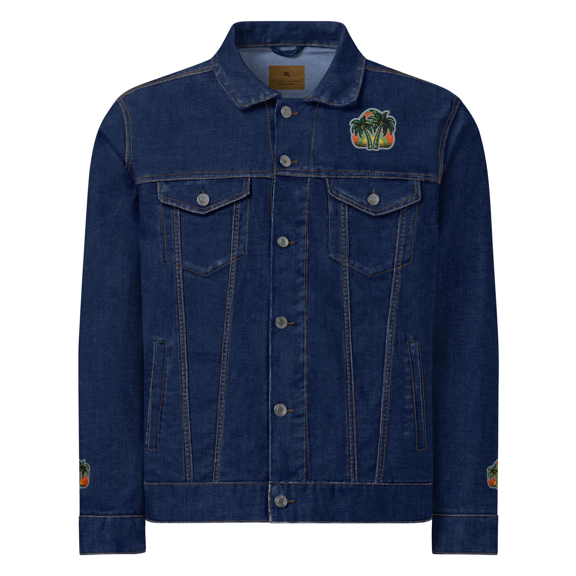 Sunset Palms Denim Jacket product image (5)
