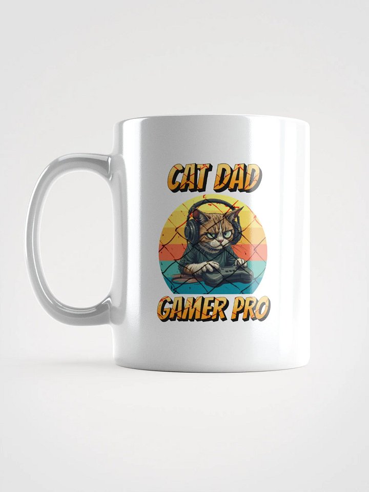 Cat Dad Gamer Pro Mug product image (1)
