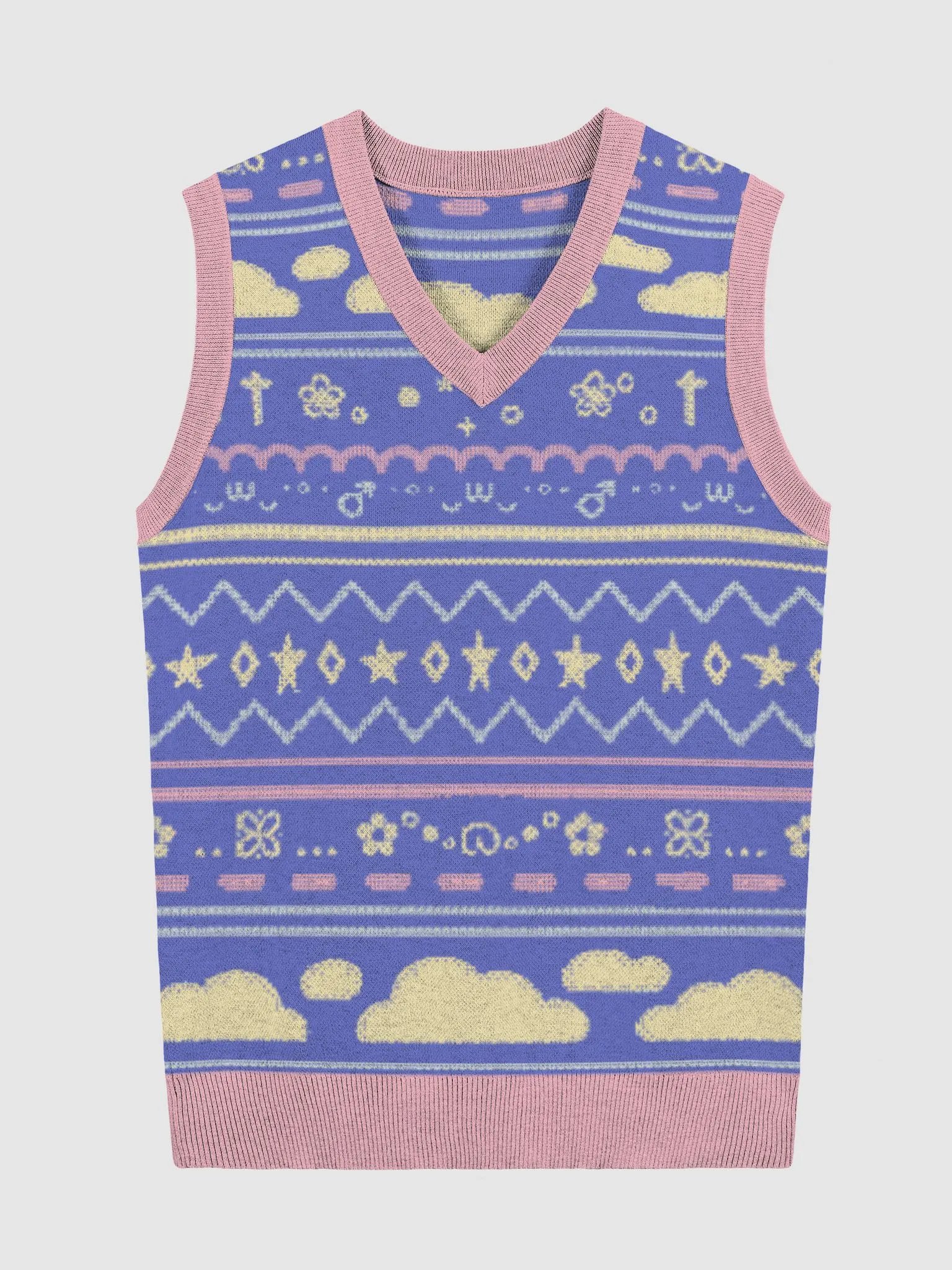 Cloudy Christmas Vest - Pastel product image (1)