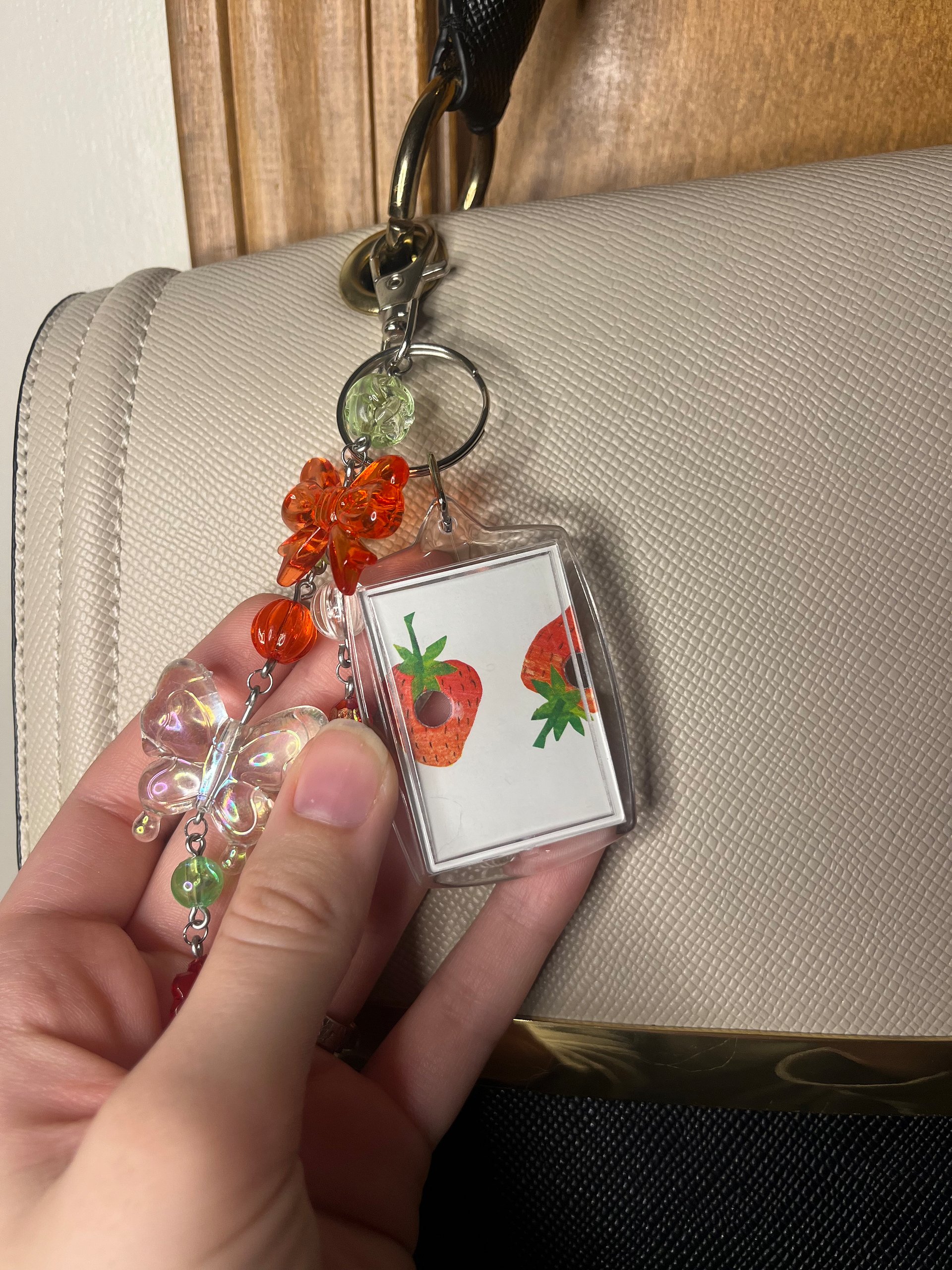 The Caterpillar's Strawberry Bag Charm product image (4)