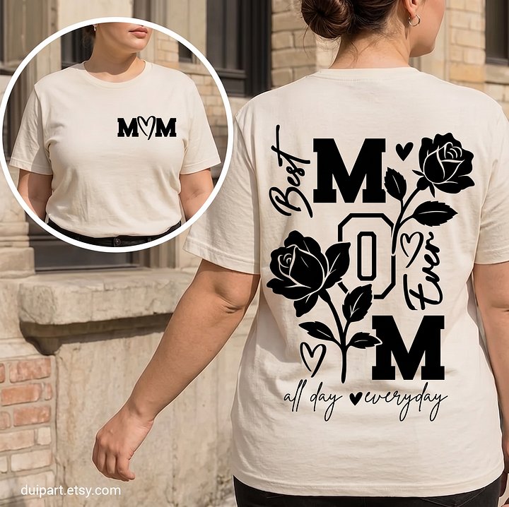 Best Mom Ever Roses Shirt - Floral Mother's Day Gift 2026 Tee product image (1)
