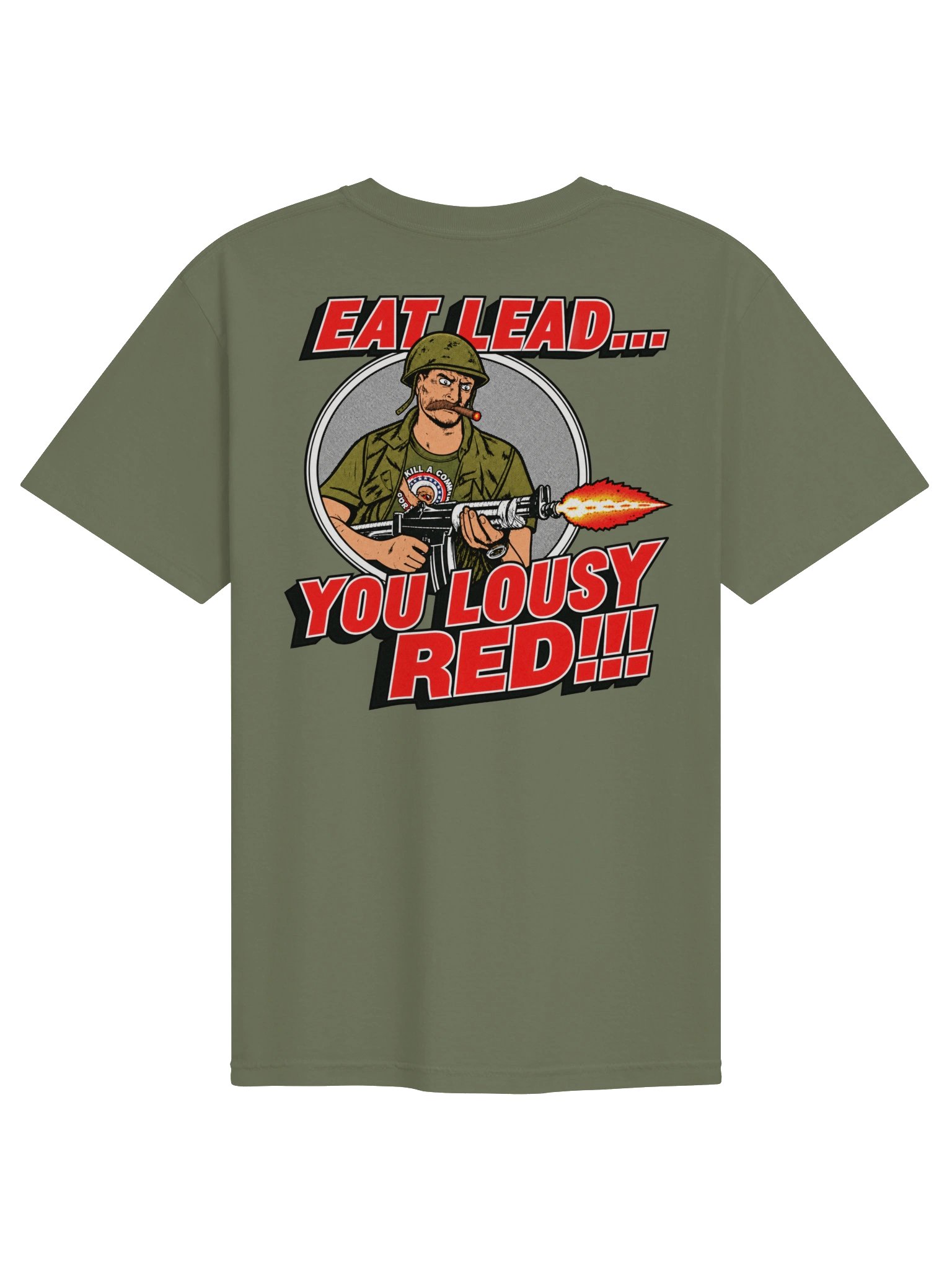 EAT LEAD... YOU LOUSY RED!!! Heavyweight T-Shirt product image (18)