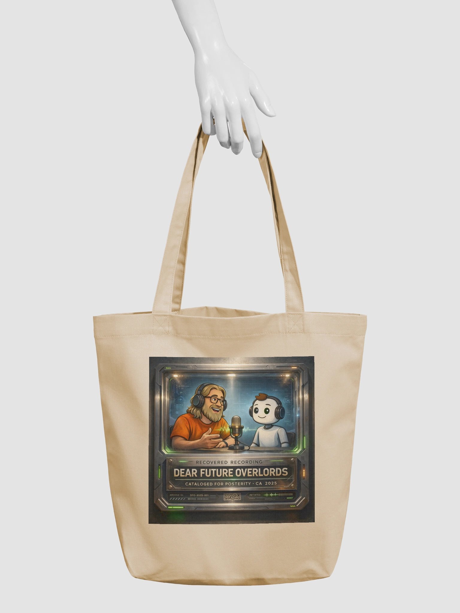 Dear Future Overlords Tote Bag product image (3)