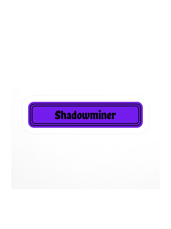 Shadowminer Sticker product image (1)