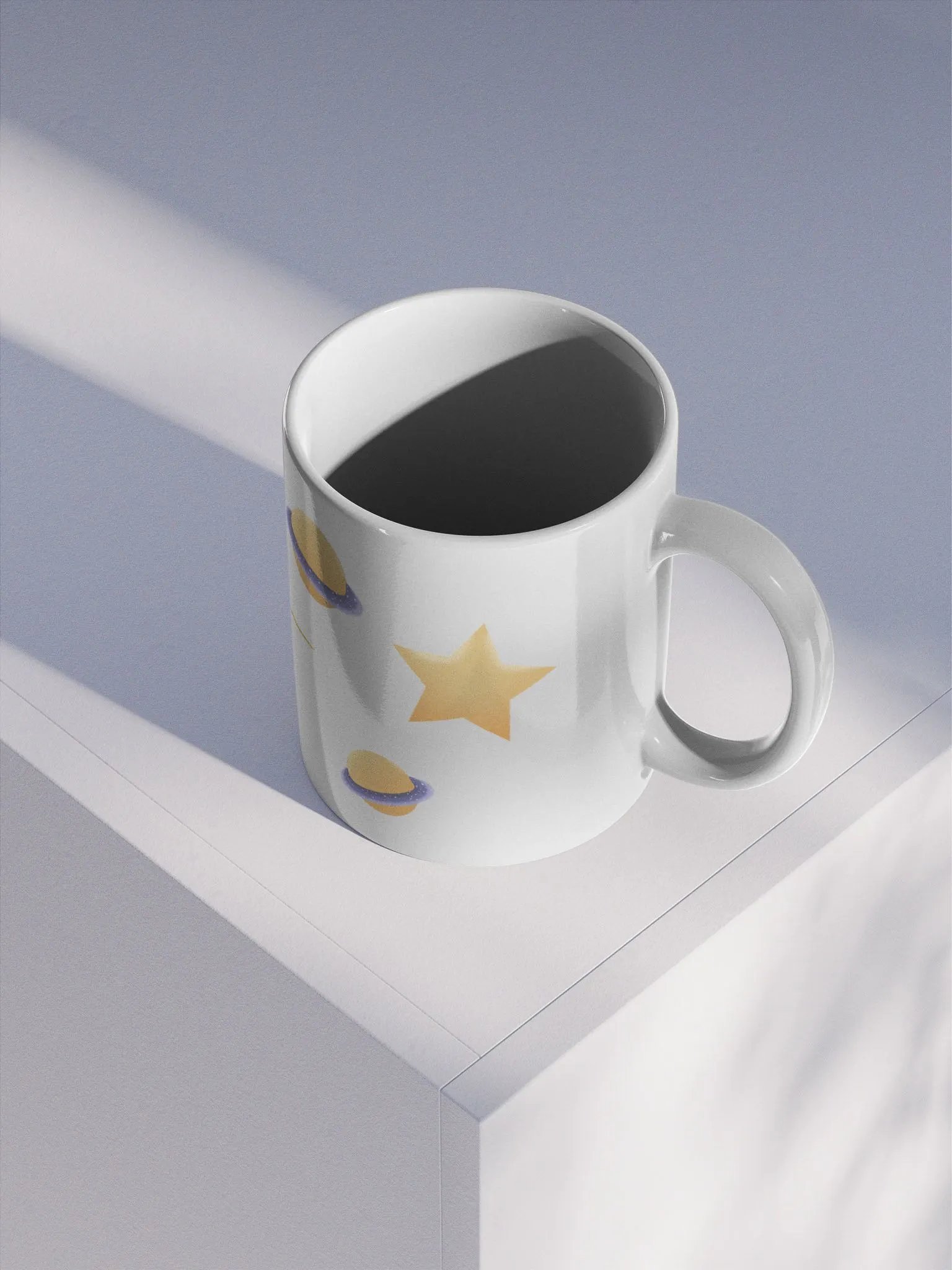 Coloured - Stars, Planets, and Eye - Classic Mug product image (3)