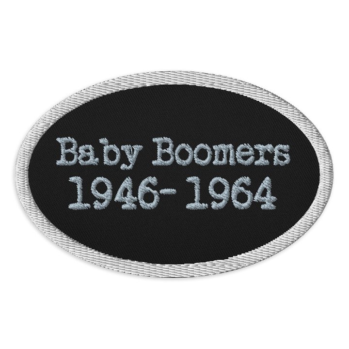 Baby Boomers 1946 - 1964 Embroidered Patch product image (1)