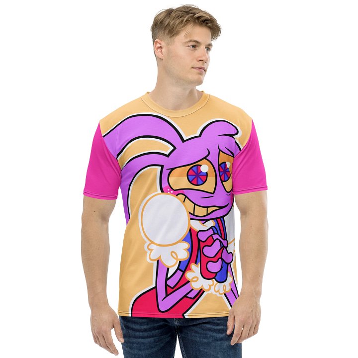 A Little Bit Bad - JAMMI All Over Short Sleeve (Pink/White) product image (1)