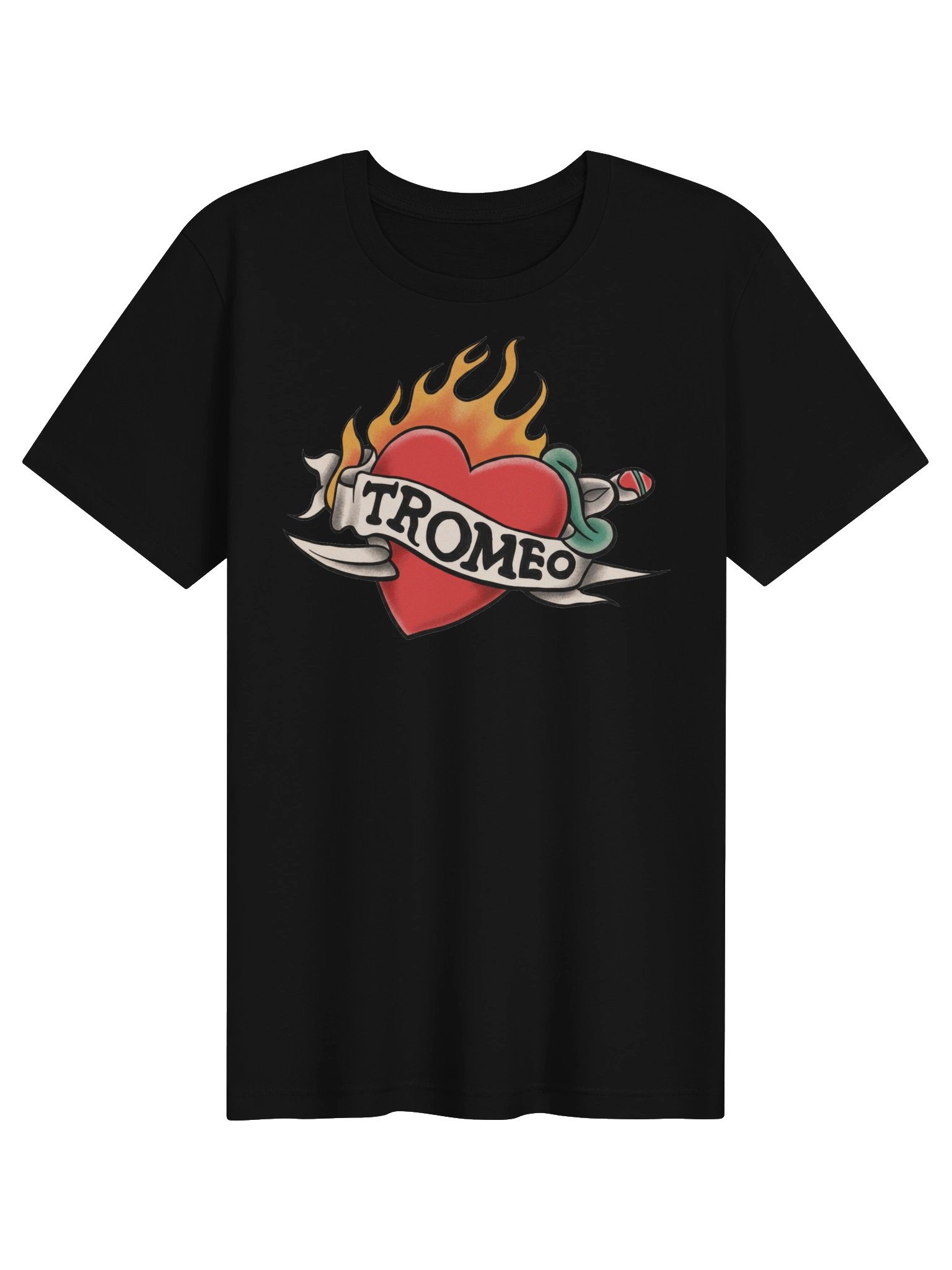 Tromeo Flaming Heart Tee product image (1)