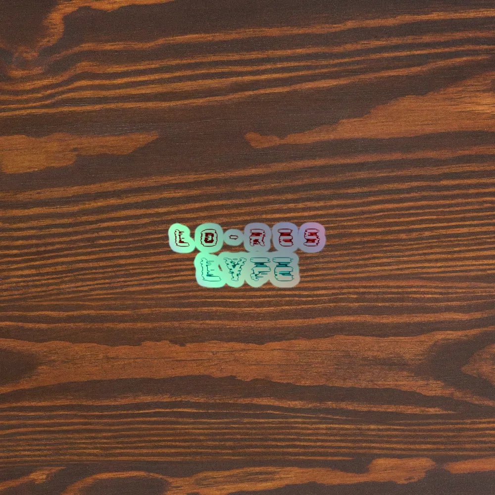 Glitchy Life Holographic Sticker Set product image (5)