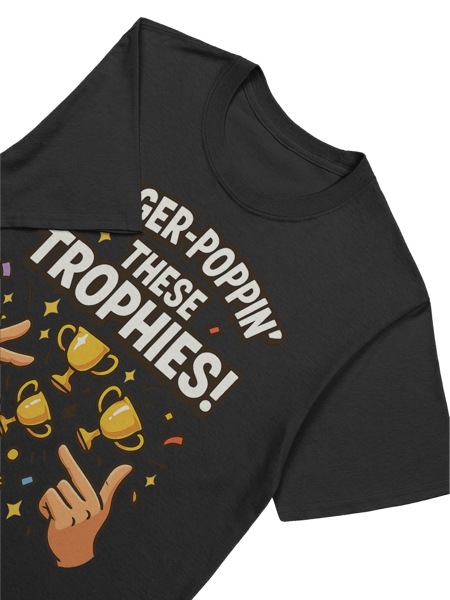 Finger-Poppin’ These Trophies – Funny PlayStation Gamer Achievement T-Shirt product image (7)
