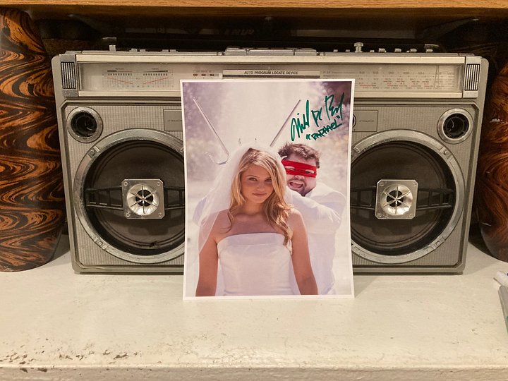 Salute Your Shorts Michael Bower & Glee Dianna Agron Wedding Photo SAI DWR product image (1)