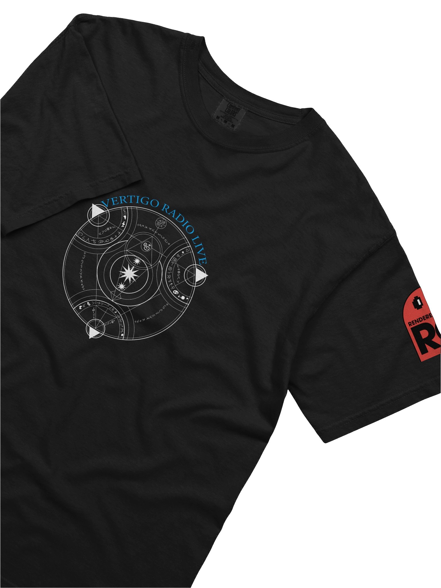 Vertigo Radio Live T-Shirt: Vector Blue product image (51)