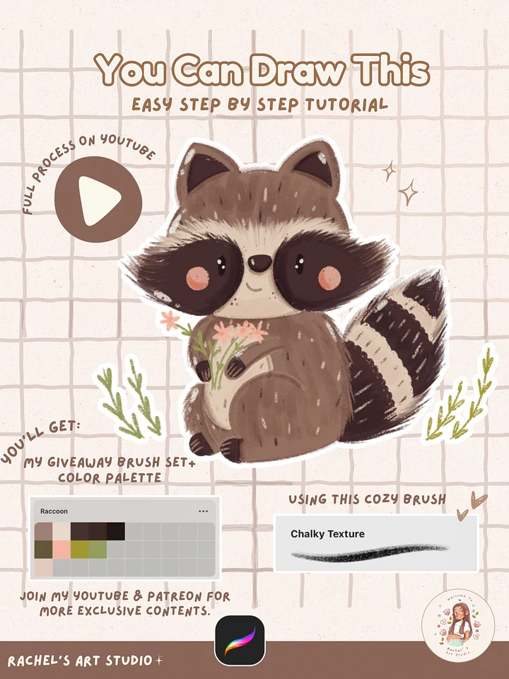 Raccoon’s Color Palette product image (1)