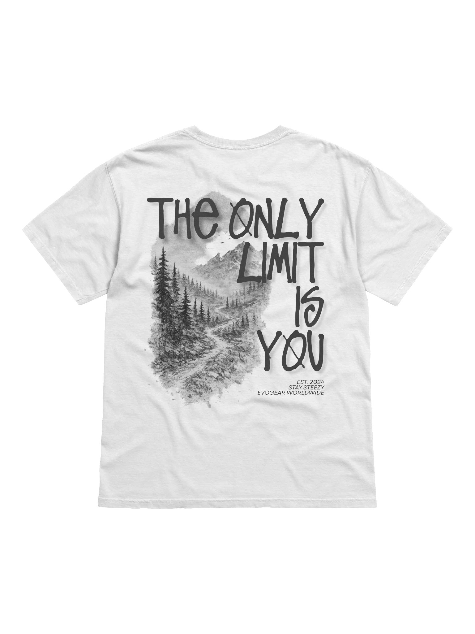 The Only Limit Is You Tee White product image (1)