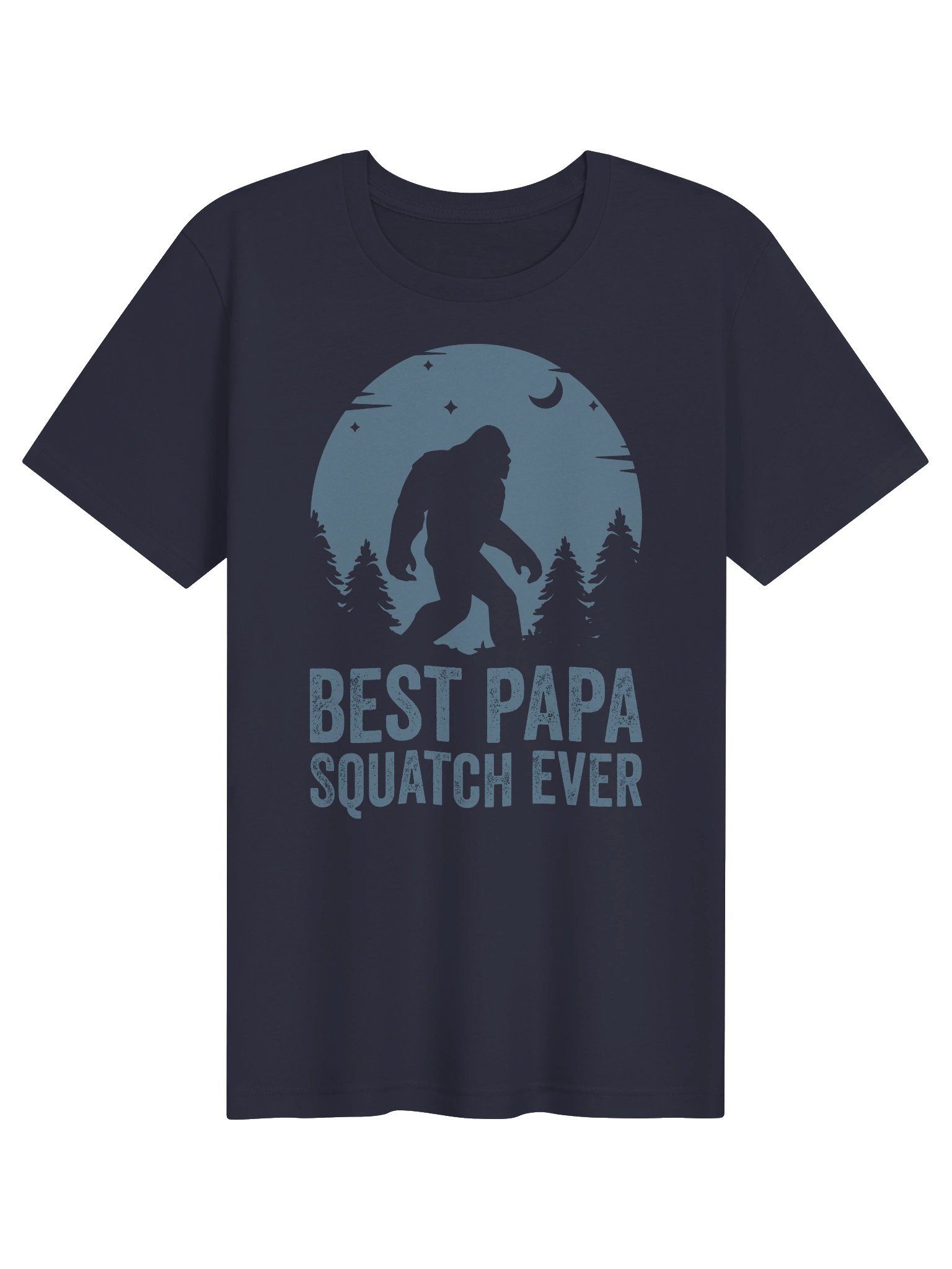 Best Papa Squatch Ever Bigfoot Night Sky Tee product image (3)