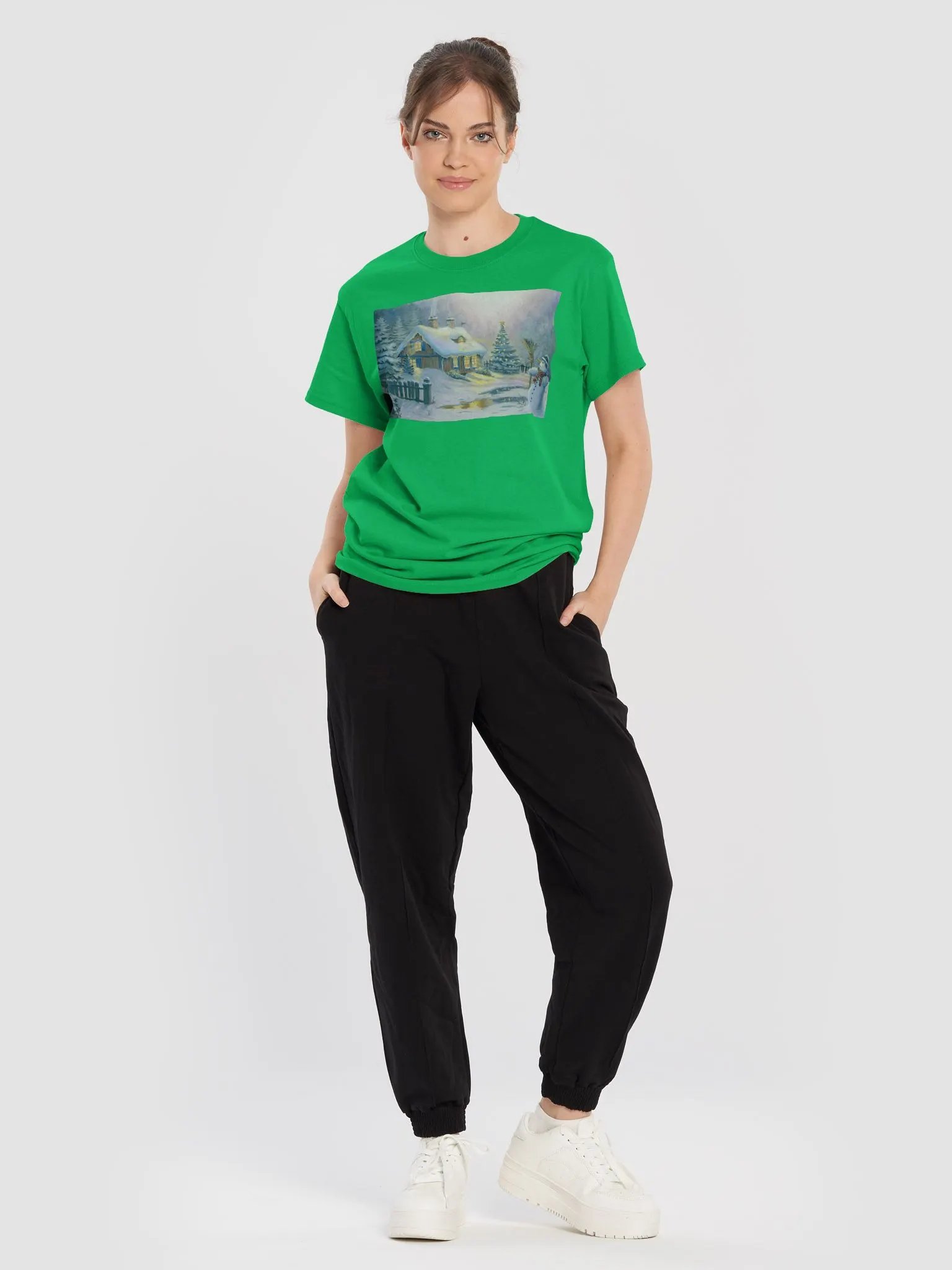 "Winter Wonderland" Cozy T-Shirt product image (5)
