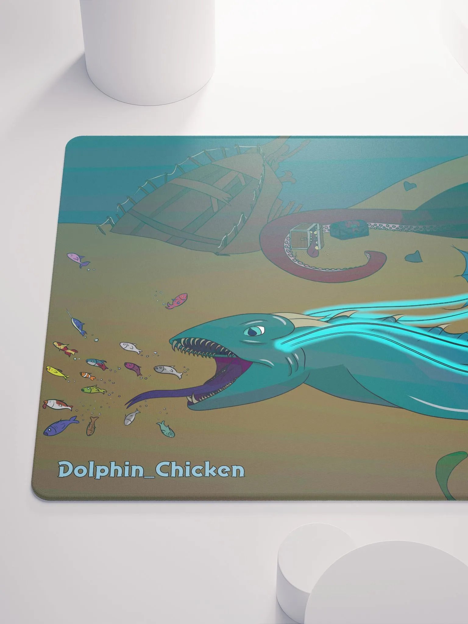 Dolphin's Water Dragon Mouse Pad product image (6)