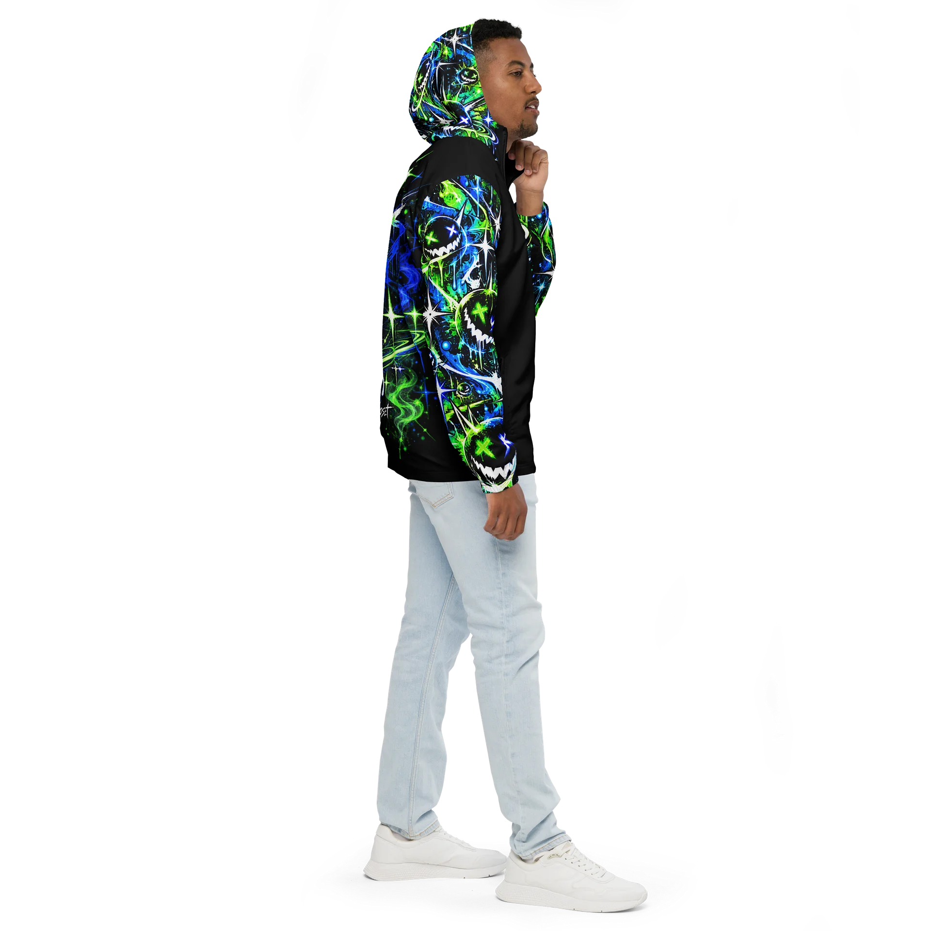 Neon Graffiti Windbreaker product image (5)