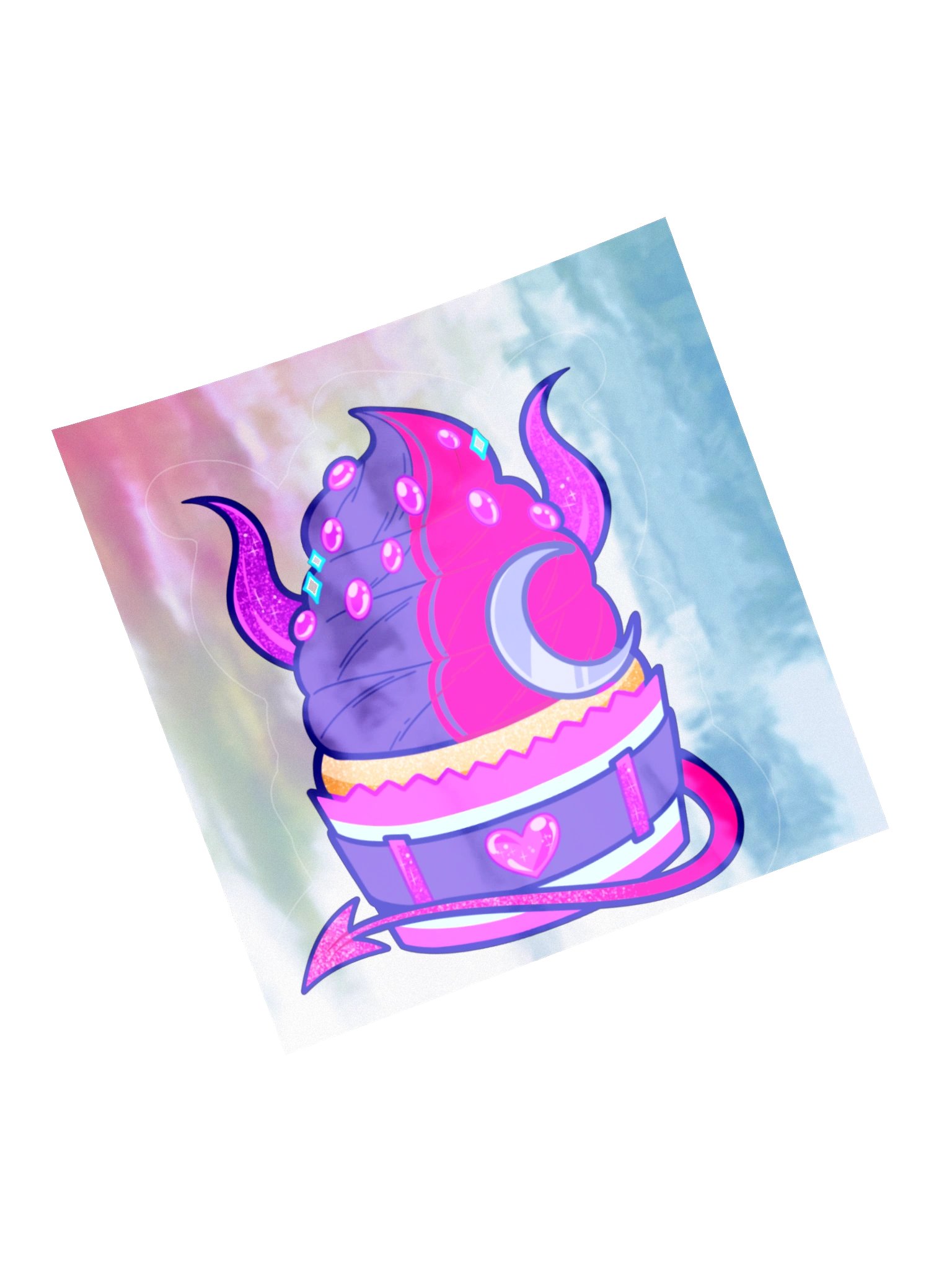 Holographic Cupcake Sticker product image (10)