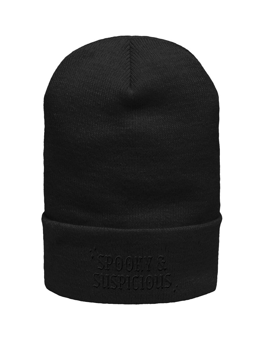 Spooky & Suspicious Embroidered Beanie product image (2)