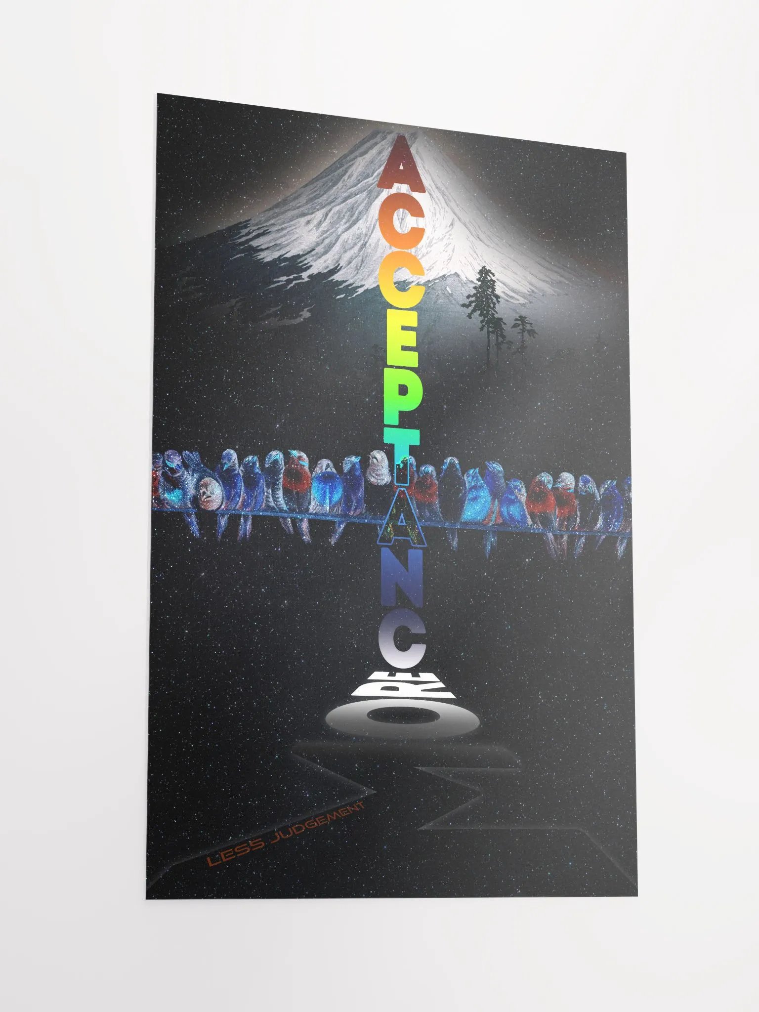 More Acceptance, Less Judgement (Black) product image (2)