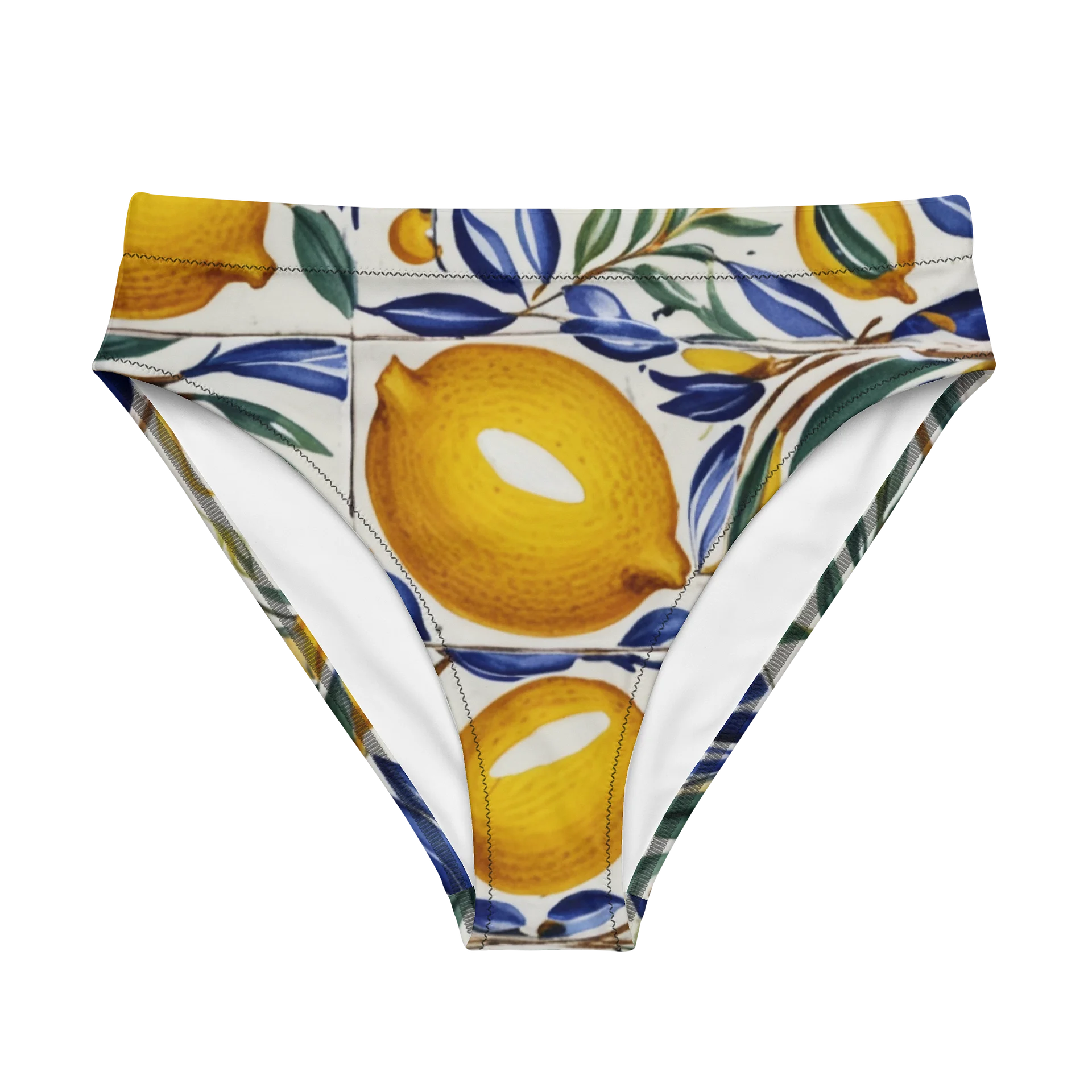 The Amalfi Citrus High-Waist Bikini Bottoms - MIX & MATCH ITEM product image (1)