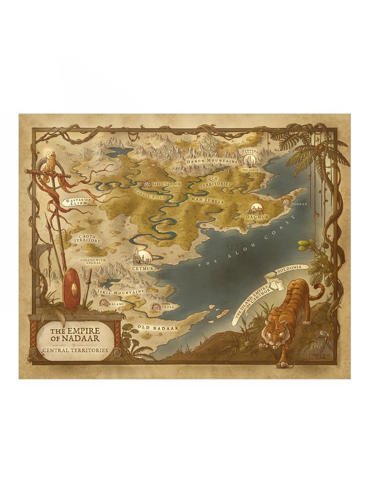 Map of Nadaar Poster product image (1)