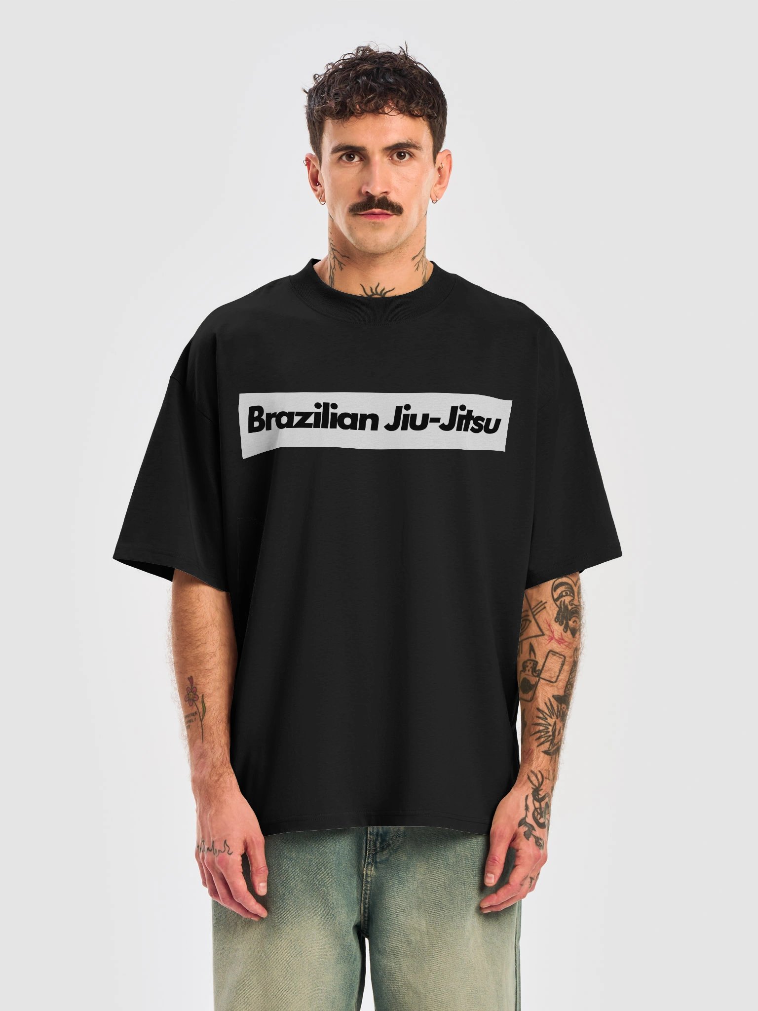 Oversized BJJ Tee - Dark product image (5)