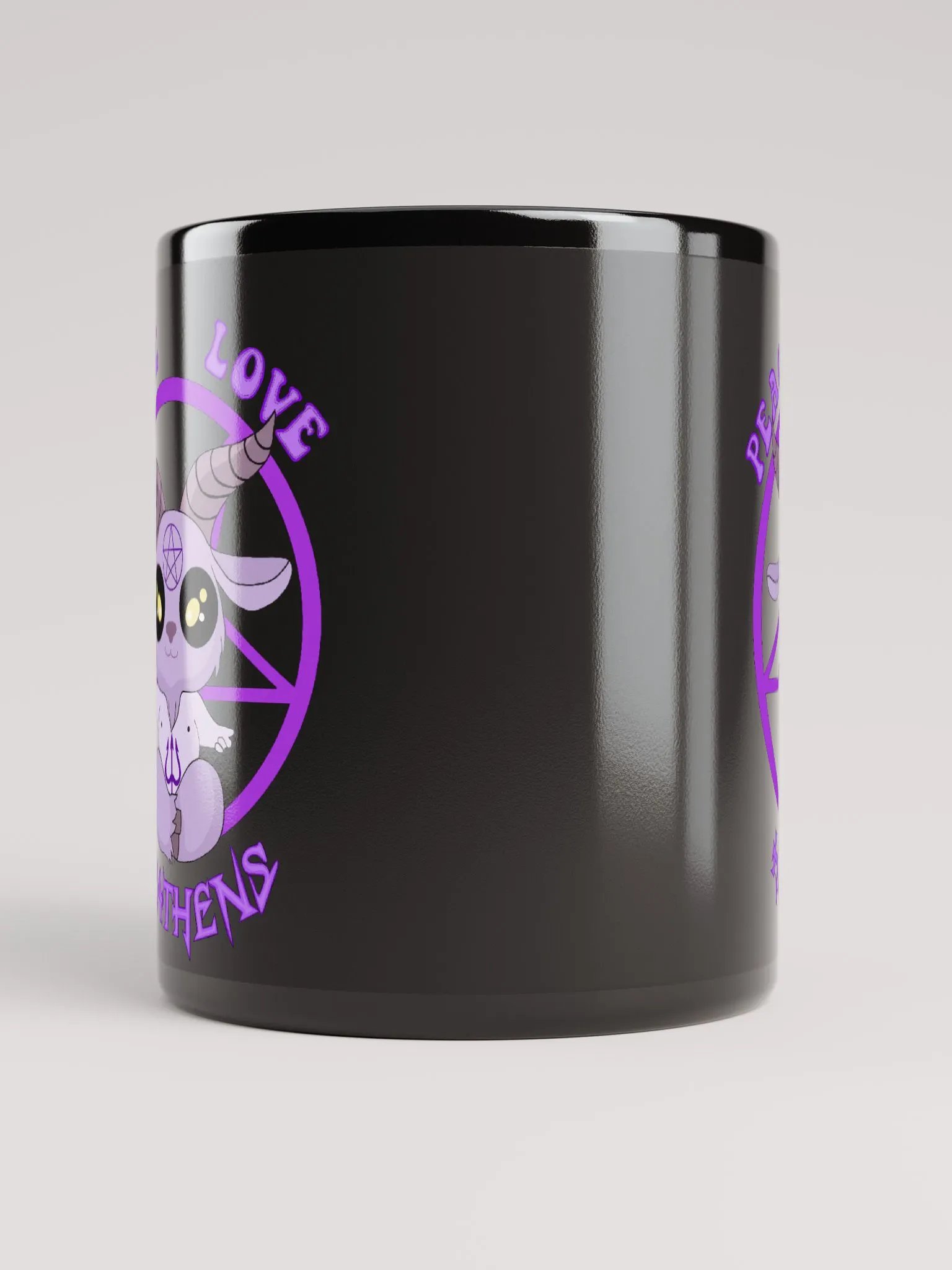Peace, Love, and Heathens Mug - Purple product image (5)