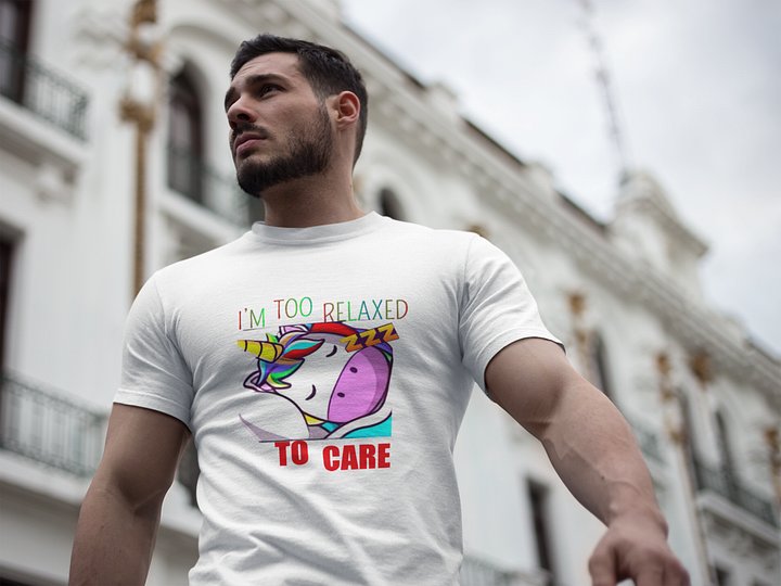 I'm Too Relaxed To Care Tee - Regular Fit product image (1)