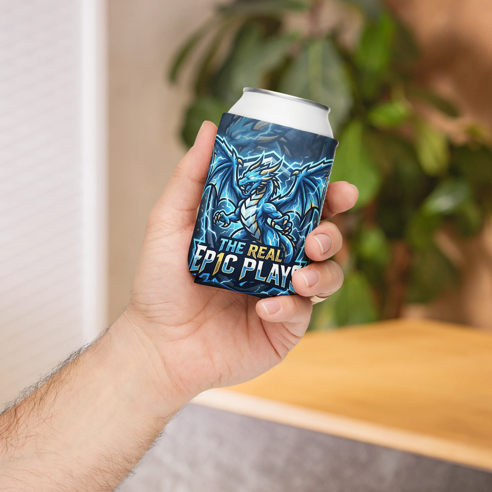 The Real Ep1c Plays “Thunder Dragon” Can Koozie product image (5)