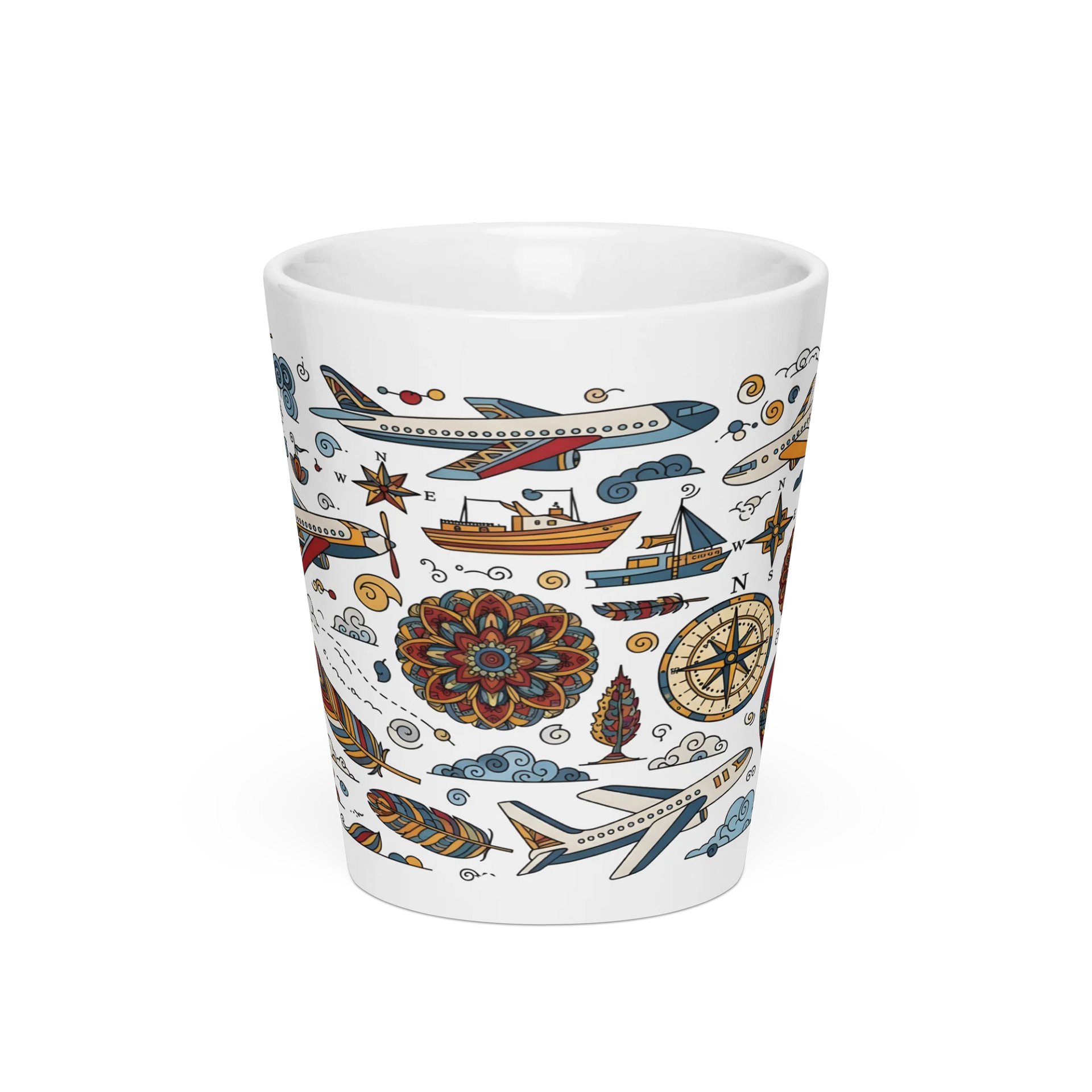 Boho Wanderlust Travel Aviation Pattern Mug product image (3)