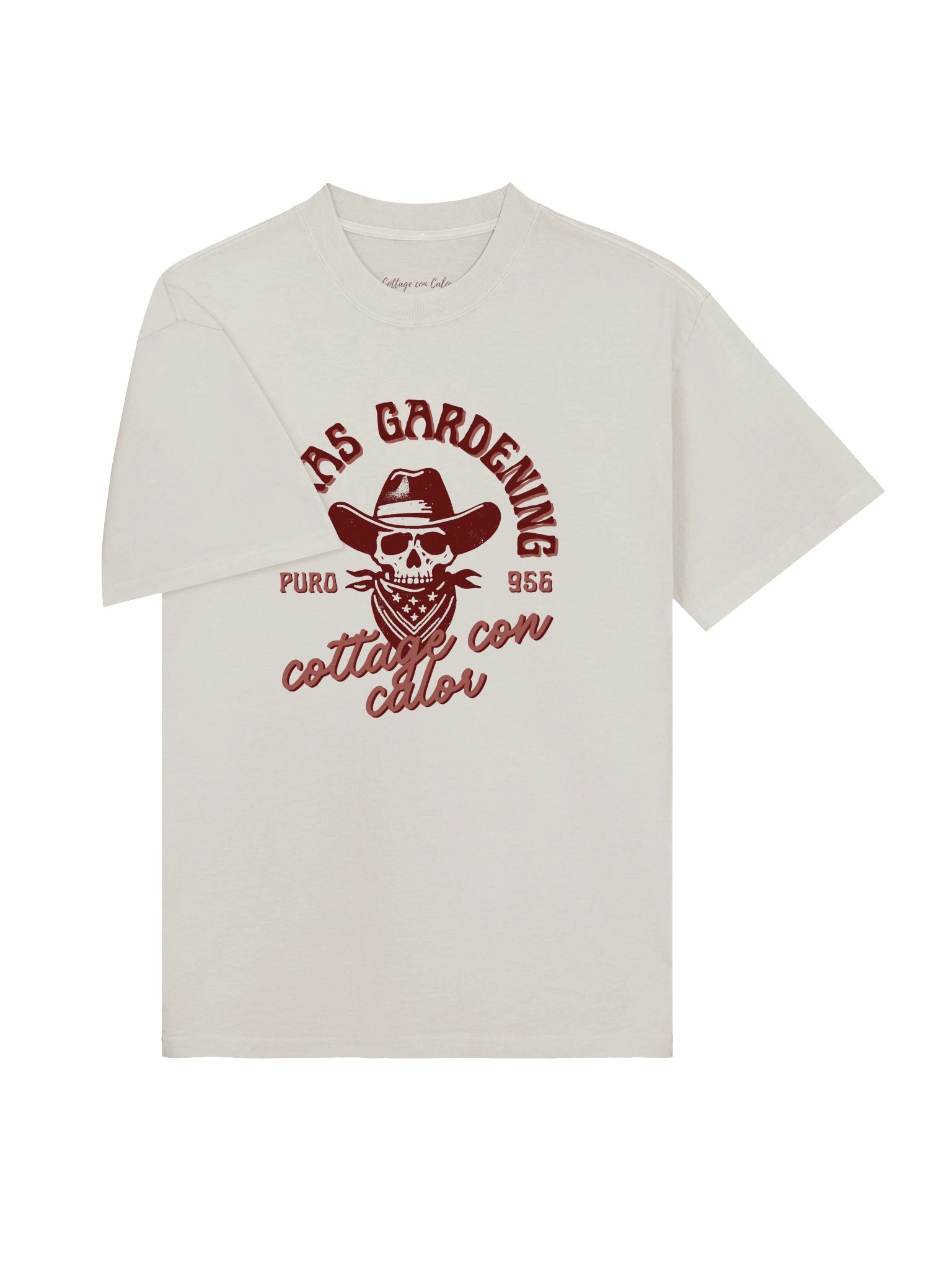 Cowboy Cottage Oversized Tee - Terracotta Bone product image (3)