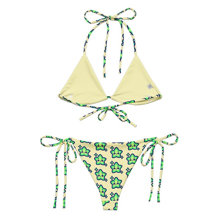 Lovely Streamer Pattern Bikini Set product image (1)