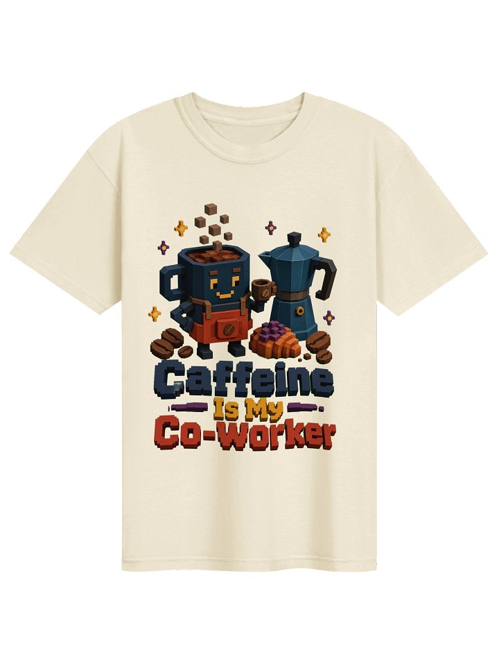 Caffeine Is My Co-Worker Barista T-Shirt – Funny Coffee Shirt, Barista Gift product image (9)
