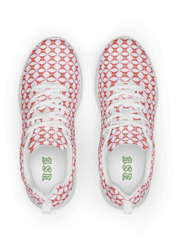 Sunset Prism Pulse Sneakers Vibrant Geometric Women's Athletic Shoes product image (5)