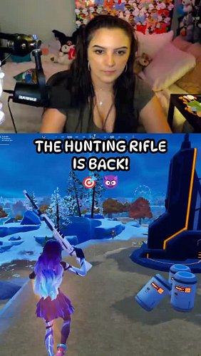 i’m so thrilled snipers are back. #fortnite #fortniteclips #fortnitebr #gamergirl #explorepage