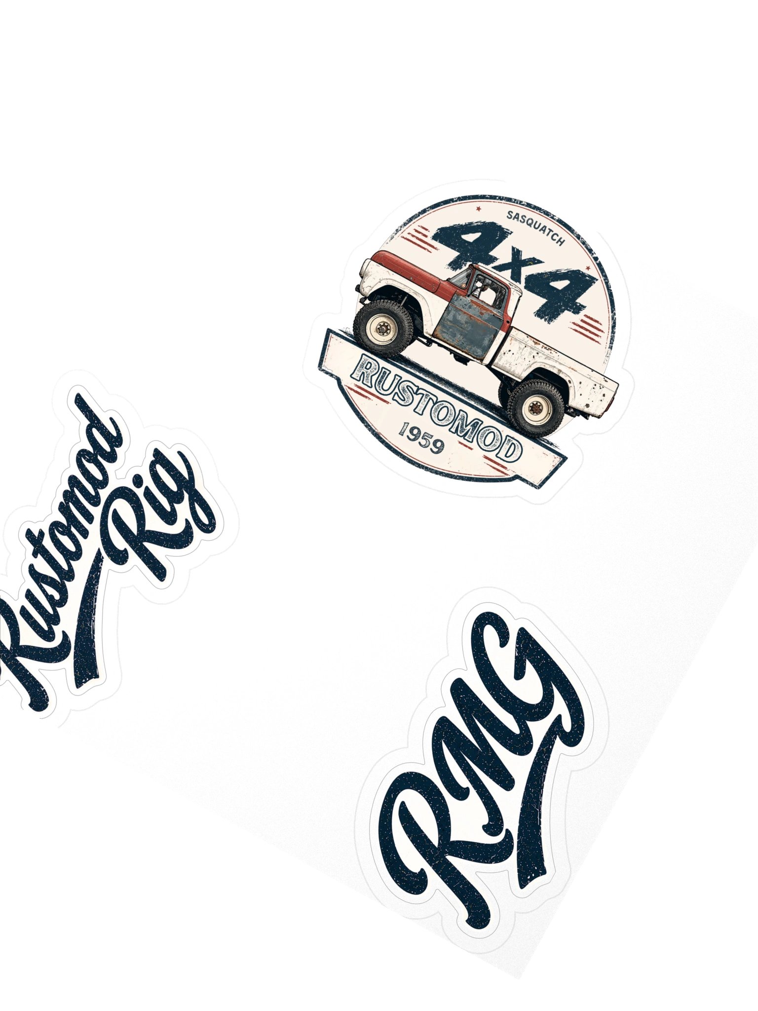 Rustomod Sasquatch Sticker Pack product image (1)