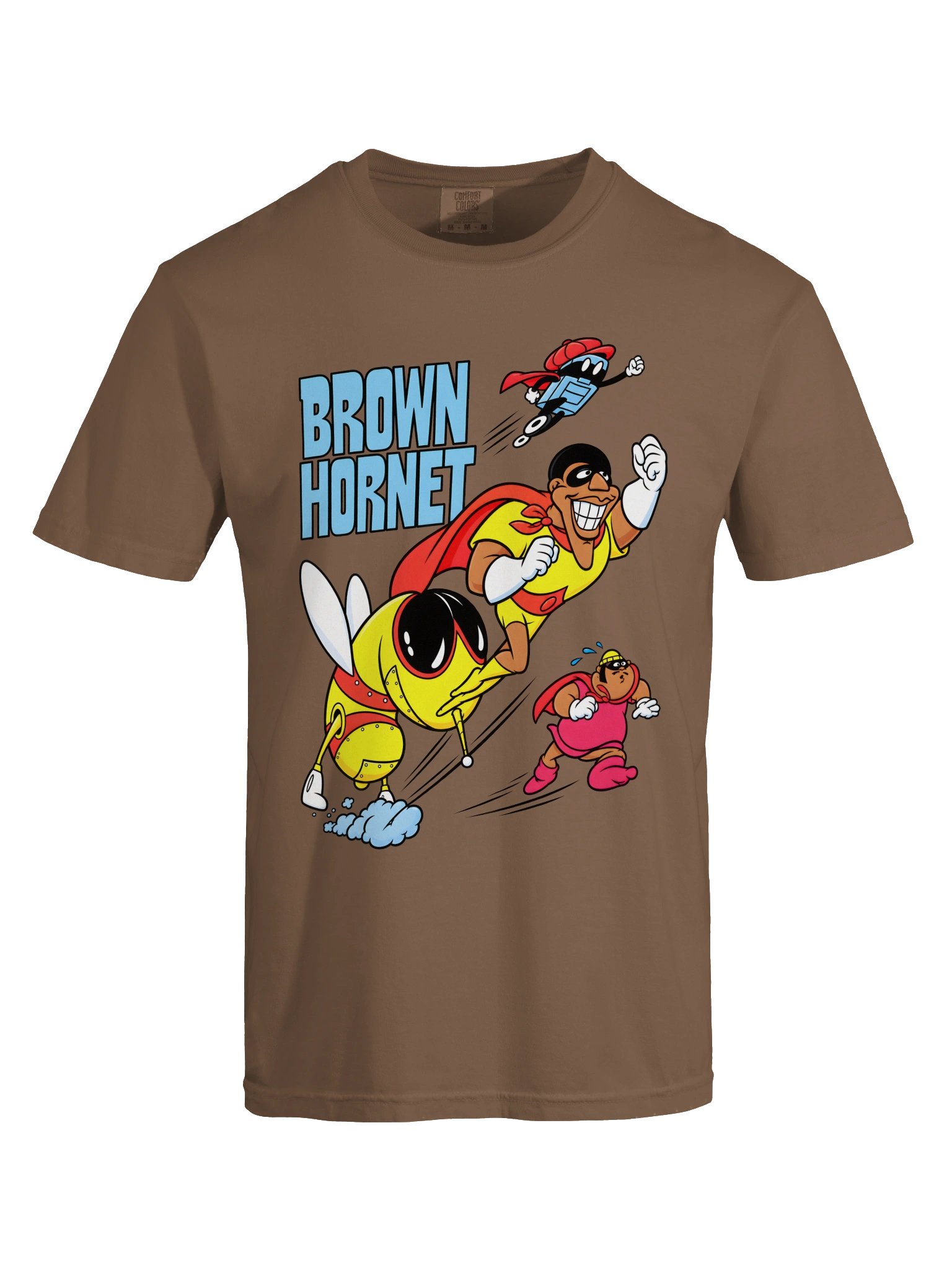 Brown Hornet Superhero Tee (teeSZN™ RESTORED) product image (2)