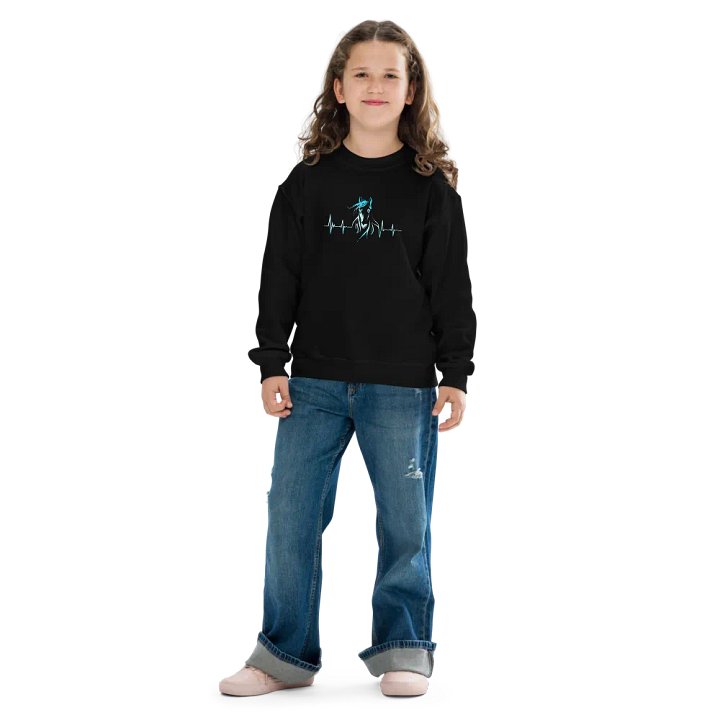 Horse Heartbeat Gildan Youth Crew Neck Sweatshirt product image (1)