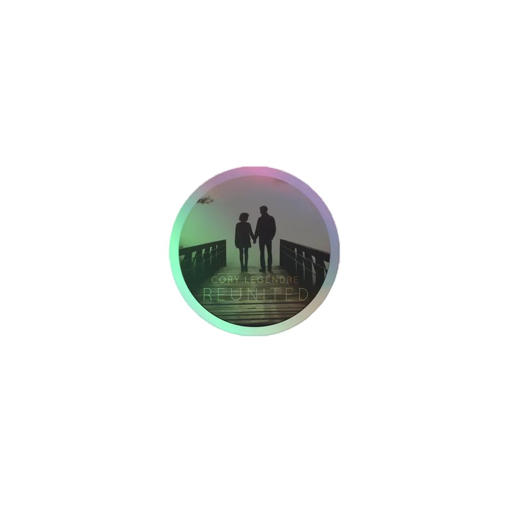 REUNITED Holographic Circular Sticker product image (1)