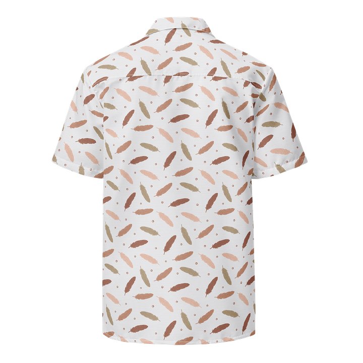 Mocha Mousse Feathers Hawaiian Shirt product image (2)