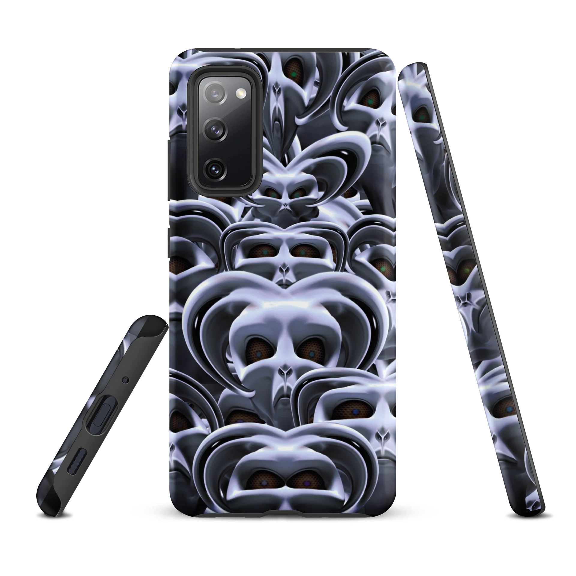 Alien Watchers Samsung - Tough Phone Case - Surreal Extraterrestrial Alien Design product image (1)