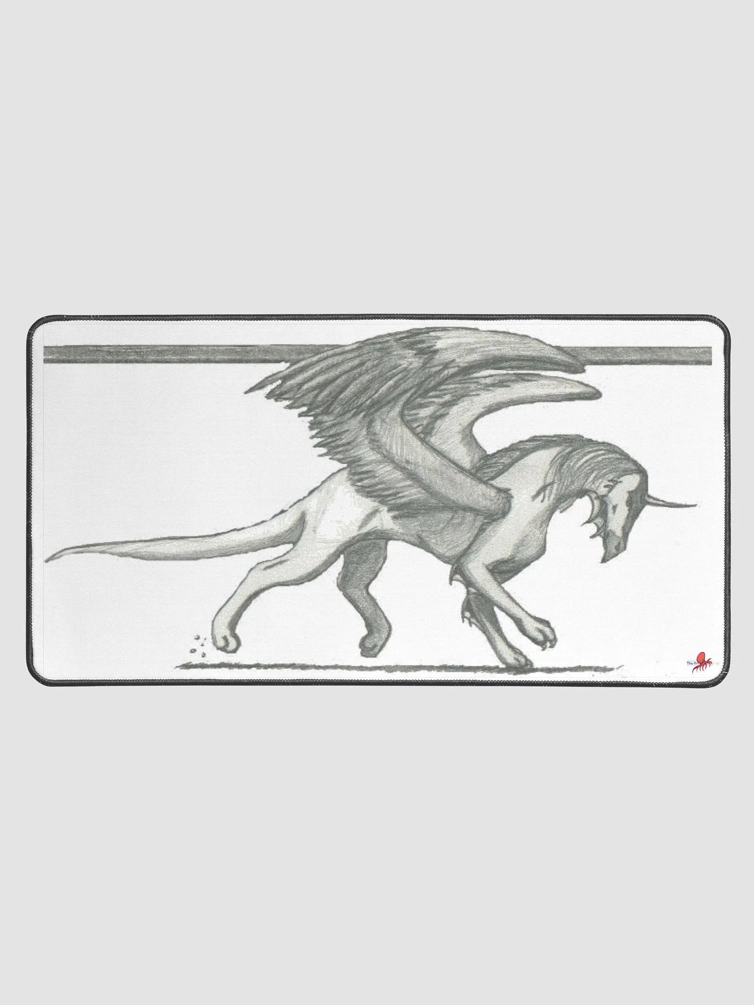 Feathered Wing Dragon Desk Mat product image (1)