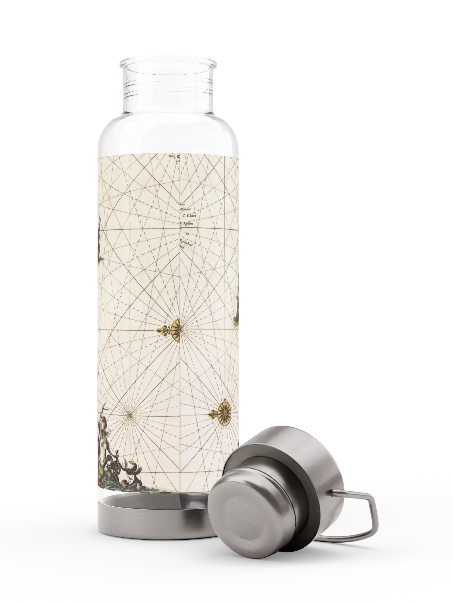 Nautical Chart Voyager Bottle product image (10)