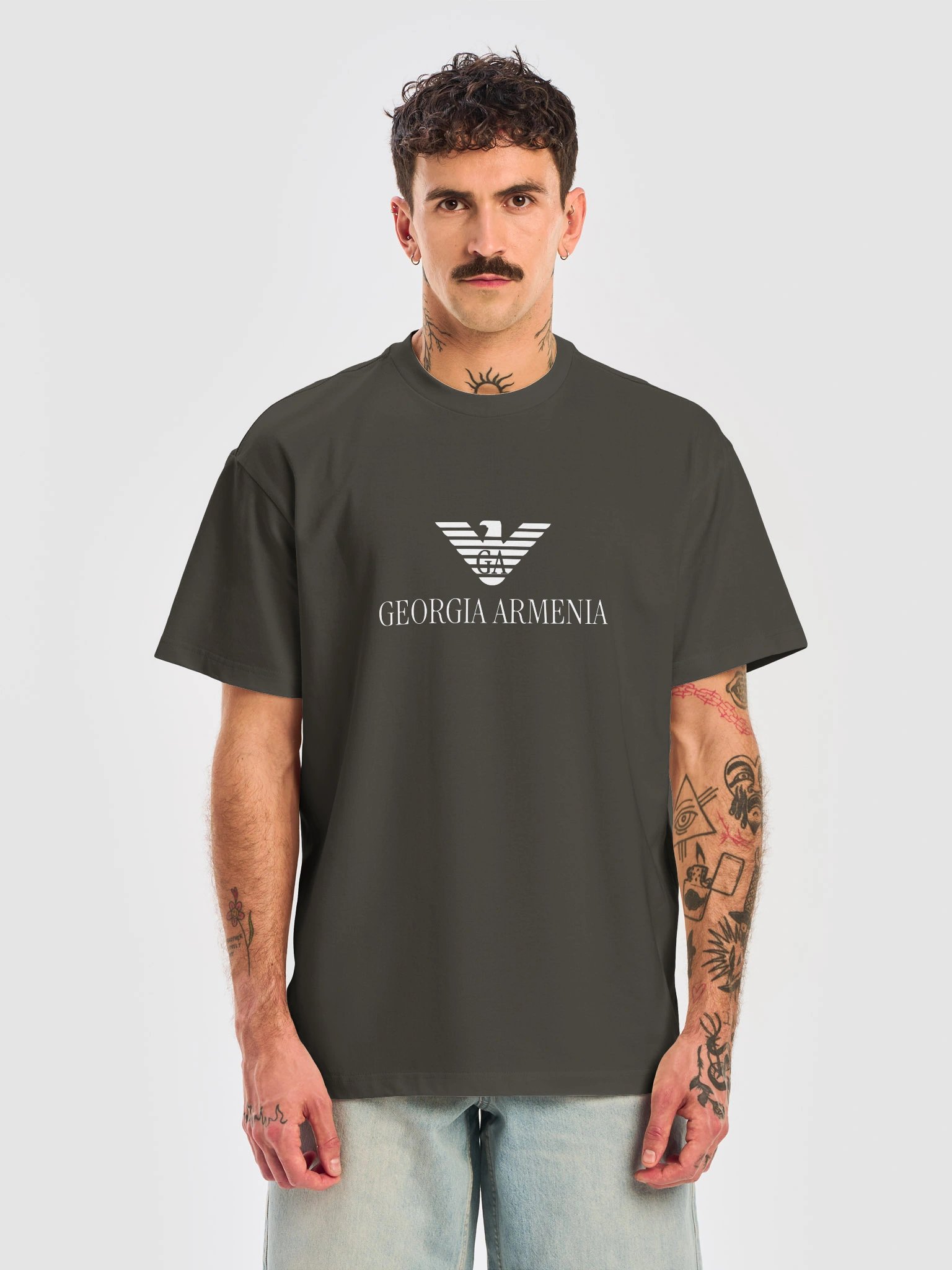 Georgia Armenia Oversized T-Shirt product image (5)