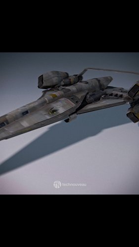 Earlier version of my fast bird design. #hardsurface