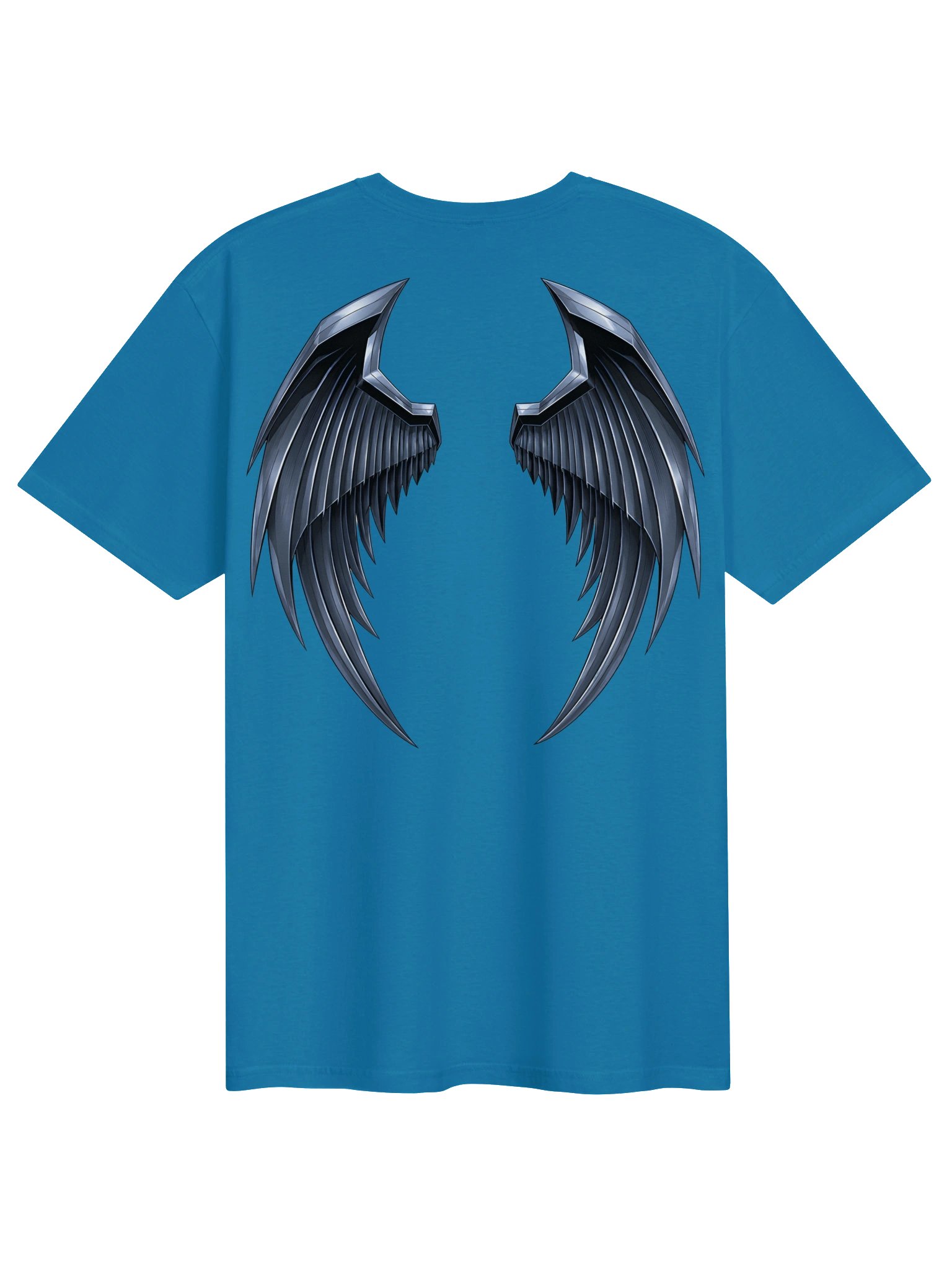 Arch Angel Inspired T-Shirt | Metallic Wing Comic Style Graphic Tee product image (22)